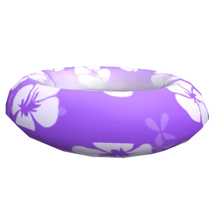 Purple Gyaru Hibiscus floatie ⋆˚🐚🥥