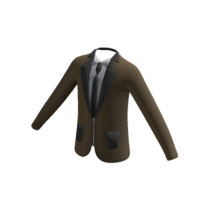 brown suit