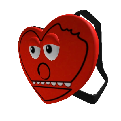 Red Glo Gang Heartbreak Plushie Backpack