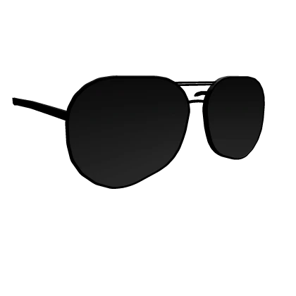 Black Aviators Sunglasses