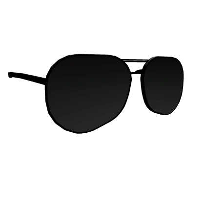 Black Aviators Sunglasses (Woman Fitted)