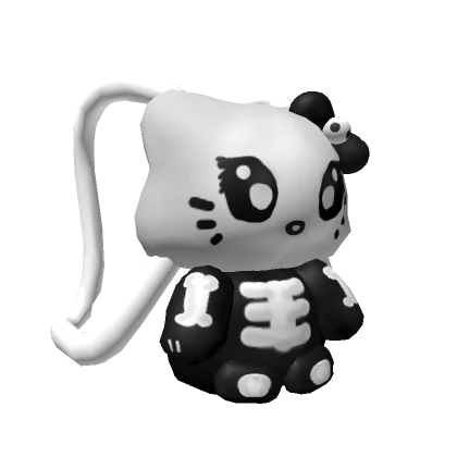 [3.0] Skeleton Kitty Plush Backpack