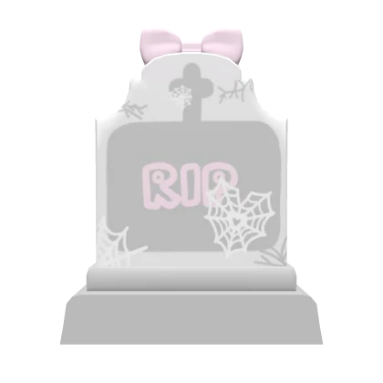 ♡ Creepycute Tombstone W Bow 🦷