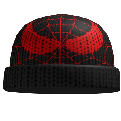 Black & Red Spidey Multiverse Beanie