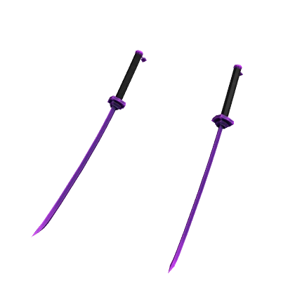 1.0 Dual Handheld Katanas Purple