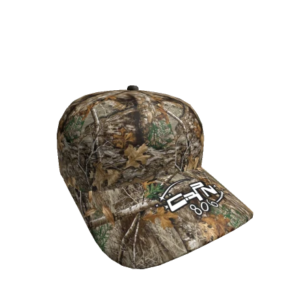 2023 Woodlands Camo CRPN806 Tilted Fitted Cap