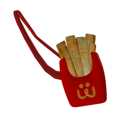 Happy French Fries Purse (1.0)