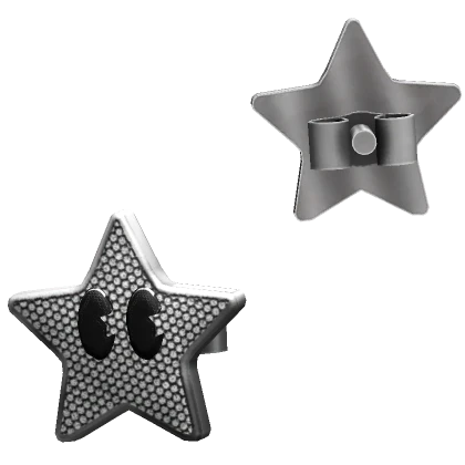 Rockstar Y2K Star Studs Earrings 