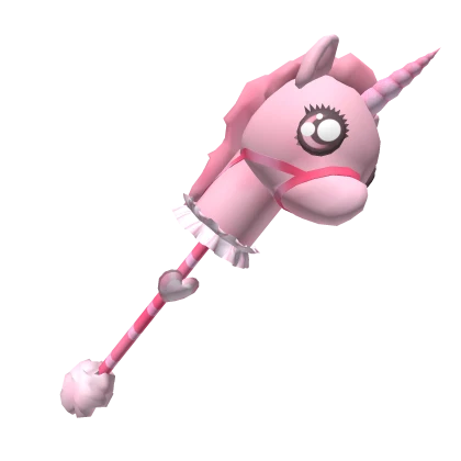 Majestic Pink Kawaii Unicorn Staff