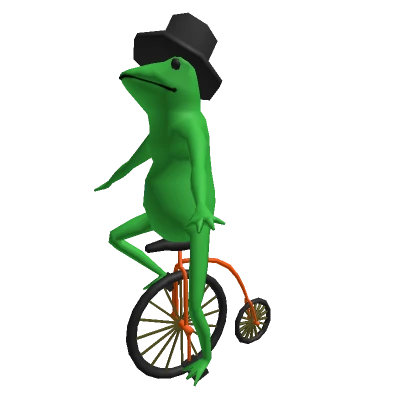 Dat Boy Frog Gentleman Wheel Pet