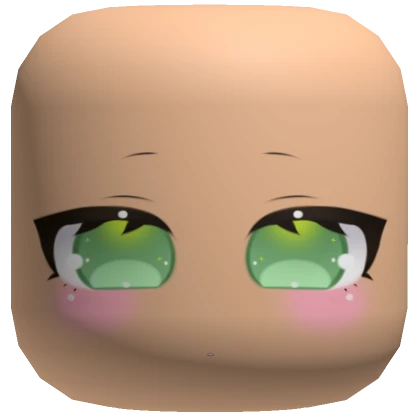 Green Chibi Eyes [Beige]