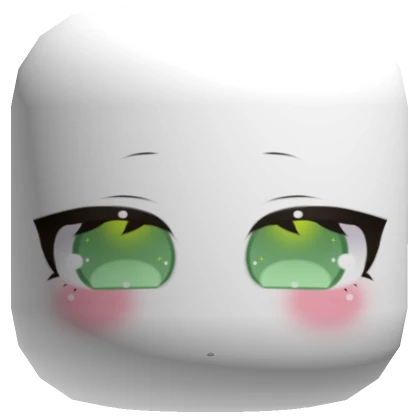 Green Chibi Eyes [White]