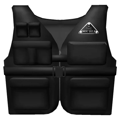 Black DT Designer Utility Vest