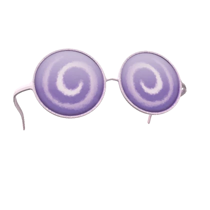 Purple Swirl Glasses