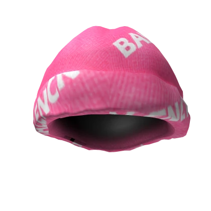 Pink Balenci Beanie