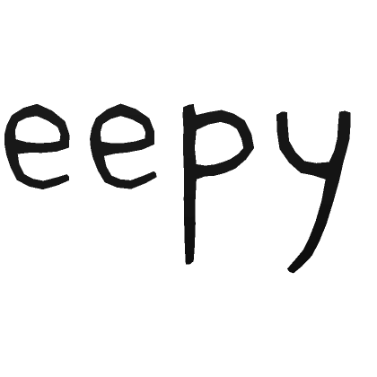 Eepy floating message black