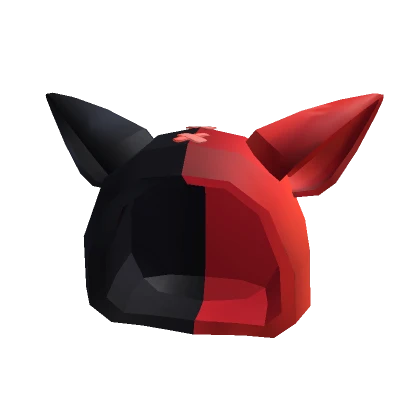 Black and Red Ear Hood