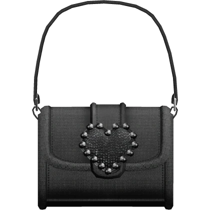 Luxury Heart Purse in Black