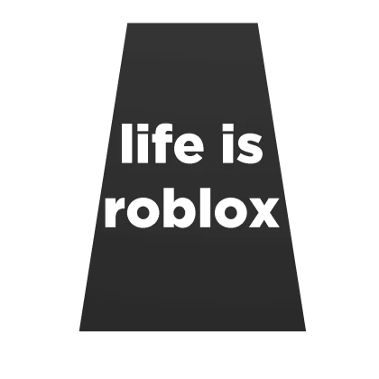 life is roblox Cape