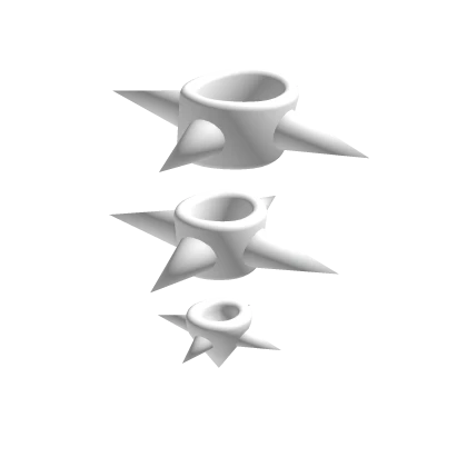 White Spiked Band (For Korblox)