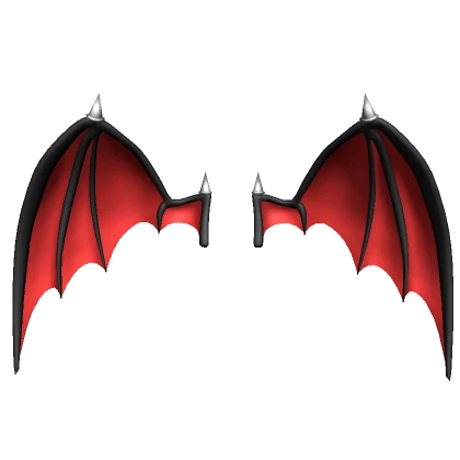 Bat Wings Red and Black