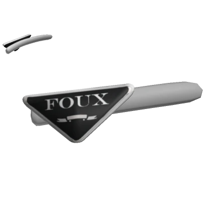 Black designer Foux hair clip