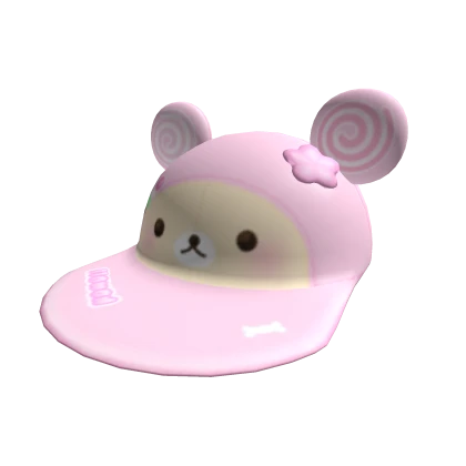 ♡ cute white dango bear cap 🍡