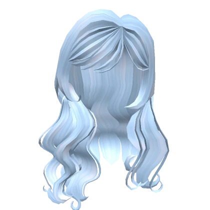 Light Blue Wavy Idol Hair