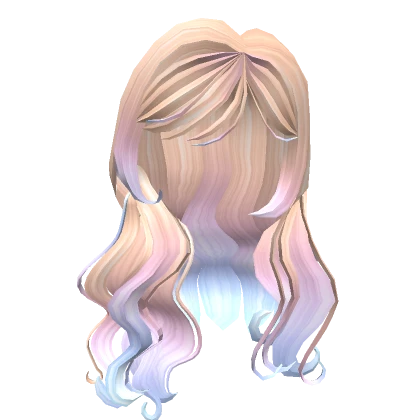 Cotton Candy Wavy Idol Hair