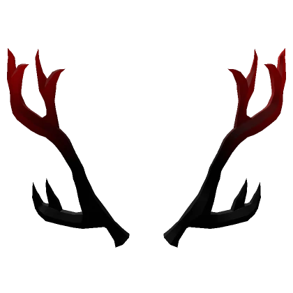 Red Gradient Antlers