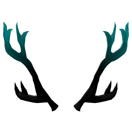 Cyan Gradient Antlers