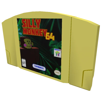 Retro Game Cartridge (Silly Monkey 64)