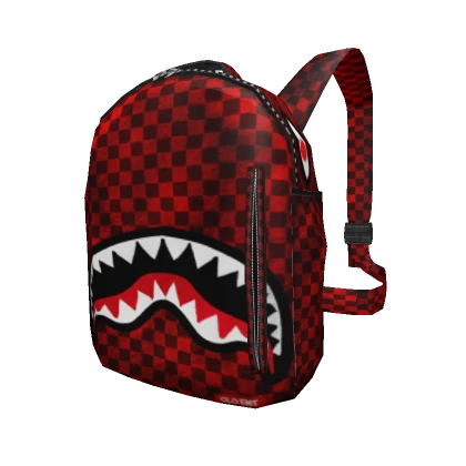 🧣Red Glo Ent Shark Backpack🧣