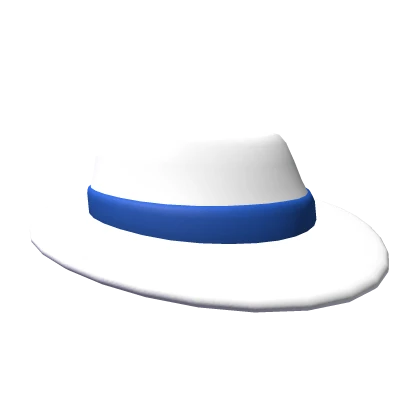 White & Blue Fedora