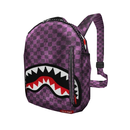 Purple Glo Ent Shark Backpack