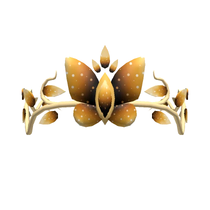 Golden Butterfly Crown