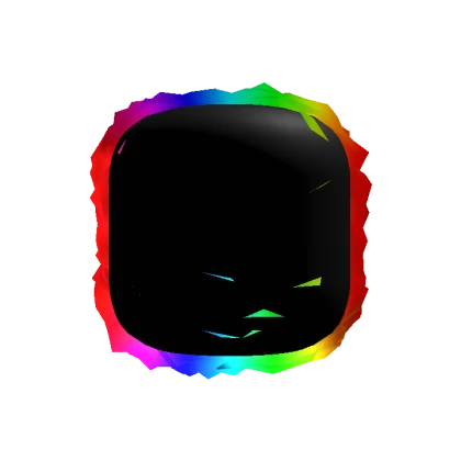 Glitching Rainbow Cartoony Head