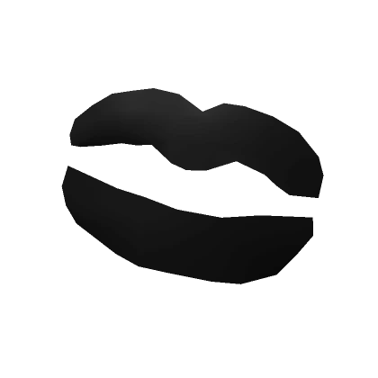 black lipstick mark