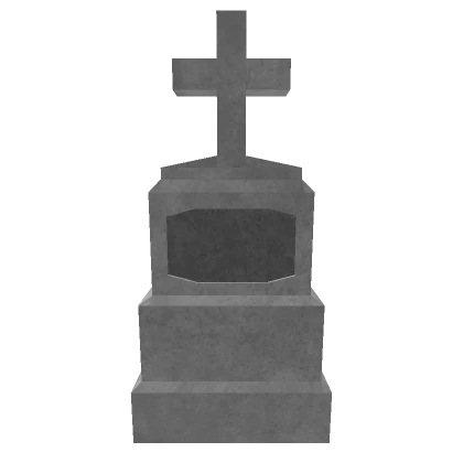 ꒰♱꒱ Gravestone with a Cross