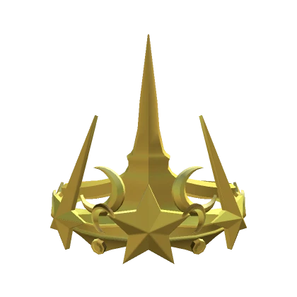 Golden Starry Night Crown