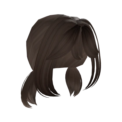 ♡ kawaii brown mini pigtails