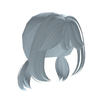 ♡ kawaii pastel blue mini pigtails