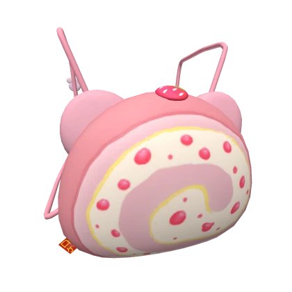 1.0 Kawaii Strawberry Cake Roll Backpack 