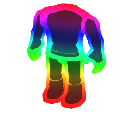 Rainbow R15 Outline Avatar Aura John Bundle