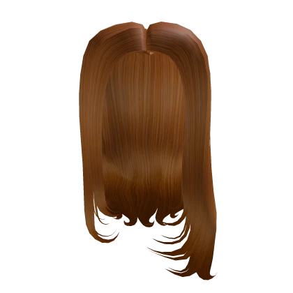 Straight Hair w/ Curved Ends [Ginger]