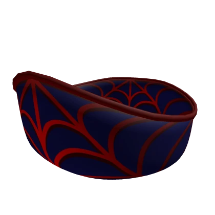 Red Spider Web Bandana Mask