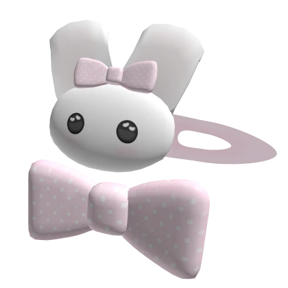 Bunny hairclip 