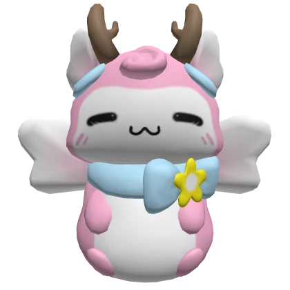 Pink fairy deer backpack