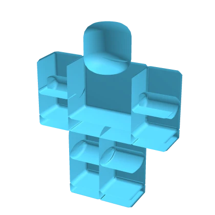 (1.0) Cyan Blue Full Outline