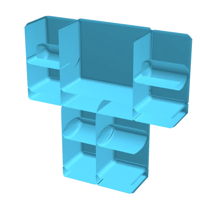 (1.0) Cyan Blue Outline